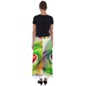 Heart Love Luck Abstract Flared Maxi Skirt View2