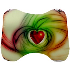 Heart Love Luck Abstract Head Support Cushion by Pakrebo