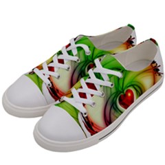 Heart Love Luck Abstract Women s Low Top Canvas Sneakers by Pakrebo