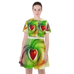 Heart Love Luck Abstract Sailor Dress by Pakrebo