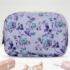 Vintage Roses Purple Make Up Pouch (small) by retrotoomoderndesigns