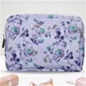 Vintage Roses Purple Make Up Pouch (Medium) View1