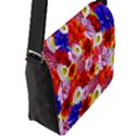 Multicolored Daisies Flap Closure Messenger Bag (L) View2