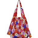 Multicolored Daisies Center Zip Backpack View2