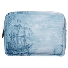 Sail Away - Vintage - Make Up Pouch (medium) by WensdaiAmbrose