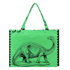 Dinoland Stamp - Medium Tote Bag by WensdaiAmbrose