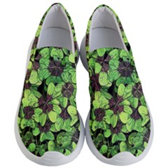 Lucky - Clover Design - Women s Lightweight Slip Ons by WensdaiAmbrose