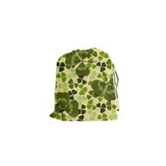 Drawn To Clovers Drawstring Pouch (xs) by WensdaiAmbrose