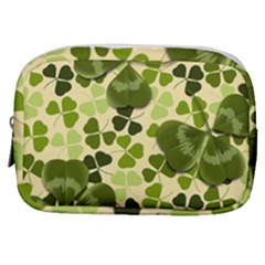 Drawn To Clovers Make Up Pouch (small) by WensdaiAmbrose