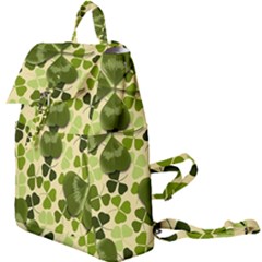 Drawn To Clovers Buckle Everyday Backpack by WensdaiAmbrose