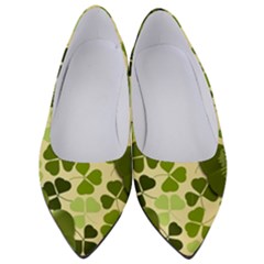 Drawn To Clovers Women s Low Heels by WensdaiAmbrose