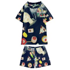 Food Kids  Swim Tee And Shorts Set by snowwhitegirl