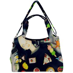 Food Double Compartment Shoulder Bag