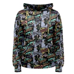 Comic Books Pattern Women s Pullover Hoodie by snowwhitegirl