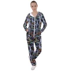 Comic Books Pattern Women s Tracksuit