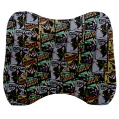 Comic Books Pattern Velour Head Support Cushion