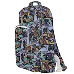 Comic Books Pattern Double Compartment Backpack