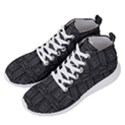 Gray Square Swirl Men s Lightweight High Top Sneakers View2