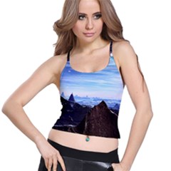 Planet Discover Fantasy World Spaghetti Strap Bra Top by Pakrebo