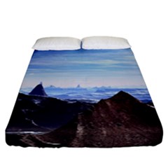 Planet Discover Fantasy World Fitted Sheet (california King Size) by Pakrebo