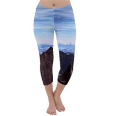 Planet Discover Fantasy World Capri Winter Leggings  by Pakrebo