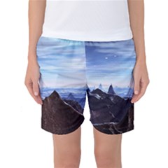 Planet Discover Fantasy World Women s Basketball Shorts by Pakrebo