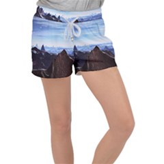 Planet Discover Fantasy World Women s Velour Lounge Shorts by Pakrebo