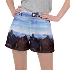 Planet Discover Fantasy World Stretch Ripstop Shorts by Pakrebo