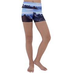 Planet Discover Fantasy World Kids  Lightweight Velour Yoga Shorts