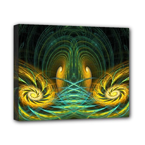 Fractal Jwildfire Scifi Canvas 10  X 8  (stretched) by Pakrebo