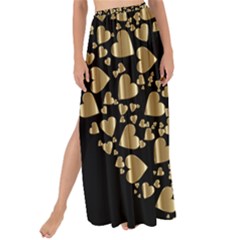 Colorful Prismatic Chromatic Heart Maxi Chiffon Tie-up Sarong by Pakrebo