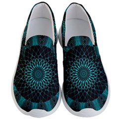 Ornament District Turquoise Men s Lightweight Slip Ons by Pakrebo