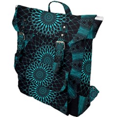 Ornament District Turquoise Buckle Up Backpack