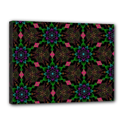 Backgrounds Pattern Wallpaper Color Canvas 16  x 12  (Stretched)