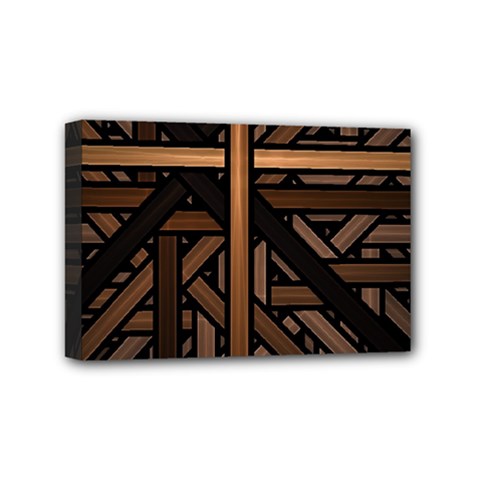 Fractal Pattern Texture Design Mini Canvas 6  x 4  (Stretched)