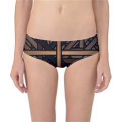 Fractal Pattern Texture Design Classic Bikini Bottoms