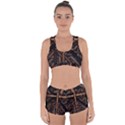 Fractal Pattern Texture Design Racerback Boyleg Bikini Set View1