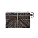 Fractal Pattern Texture Design Canvas Cosmetic Bag (Small) View2