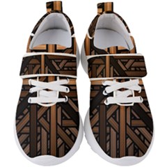 Fractal Pattern Texture Design Kids  Velcro Strap Shoes