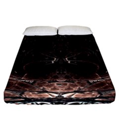 Fractal Mandelbulb 3d Action Fitted Sheet (california King Size) by Pakrebo