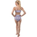 Fractal Floral Pattern Decorative Tied Up Two Piece Swimsuit View2