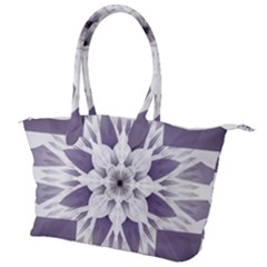 Fractal Floral Pattern Decorative Canvas Shoulder Bag by Pakrebo