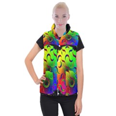 Ball Sphere Digital Art Fractals Women s Button Up Vest by Pakrebo