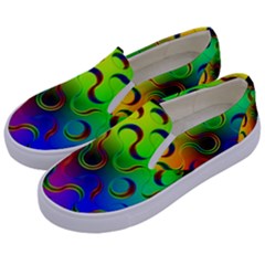 Ball Sphere Digital Art Fractals Kids  Canvas Slip Ons by Pakrebo