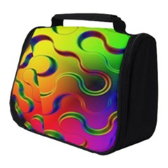 Ball Sphere Digital Art Fractals Full Print Travel Pouch (small)