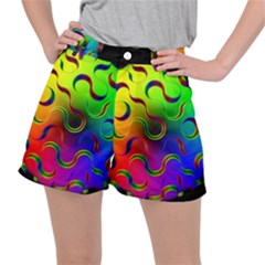 Ball Sphere Digital Art Fractals Stretch Ripstop Shorts by Pakrebo