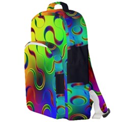 Ball Sphere Digital Art Fractals Double Compartment Backpack