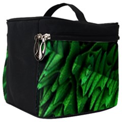 Fractal Rendering Background Green Make Up Travel Bag (big)