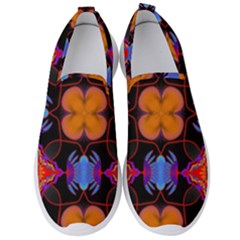 Ornament Colorful Color Background Men s Slip On Sneakers by Pakrebo