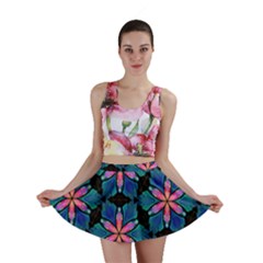 Ornament Digital Color Colorful Mini Skirt by Pakrebo